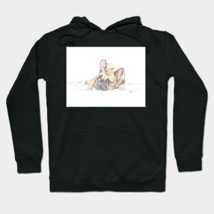 Cute French Bulldog drawing Hoodie